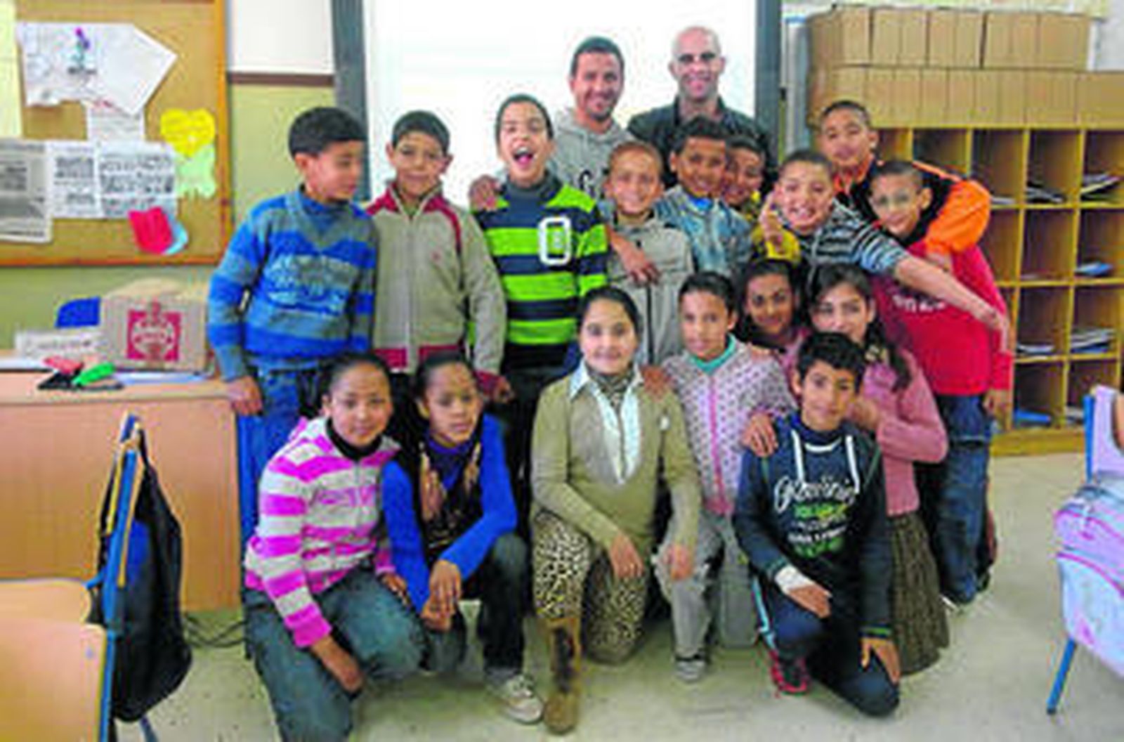 Los pequeños periodistas de El Puche