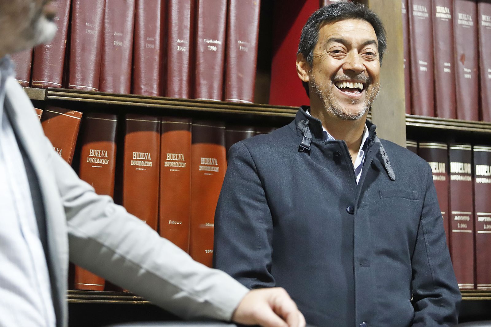 Imágenes de la emotiva visita de Luzardo y Alzugaray a Huelva Información