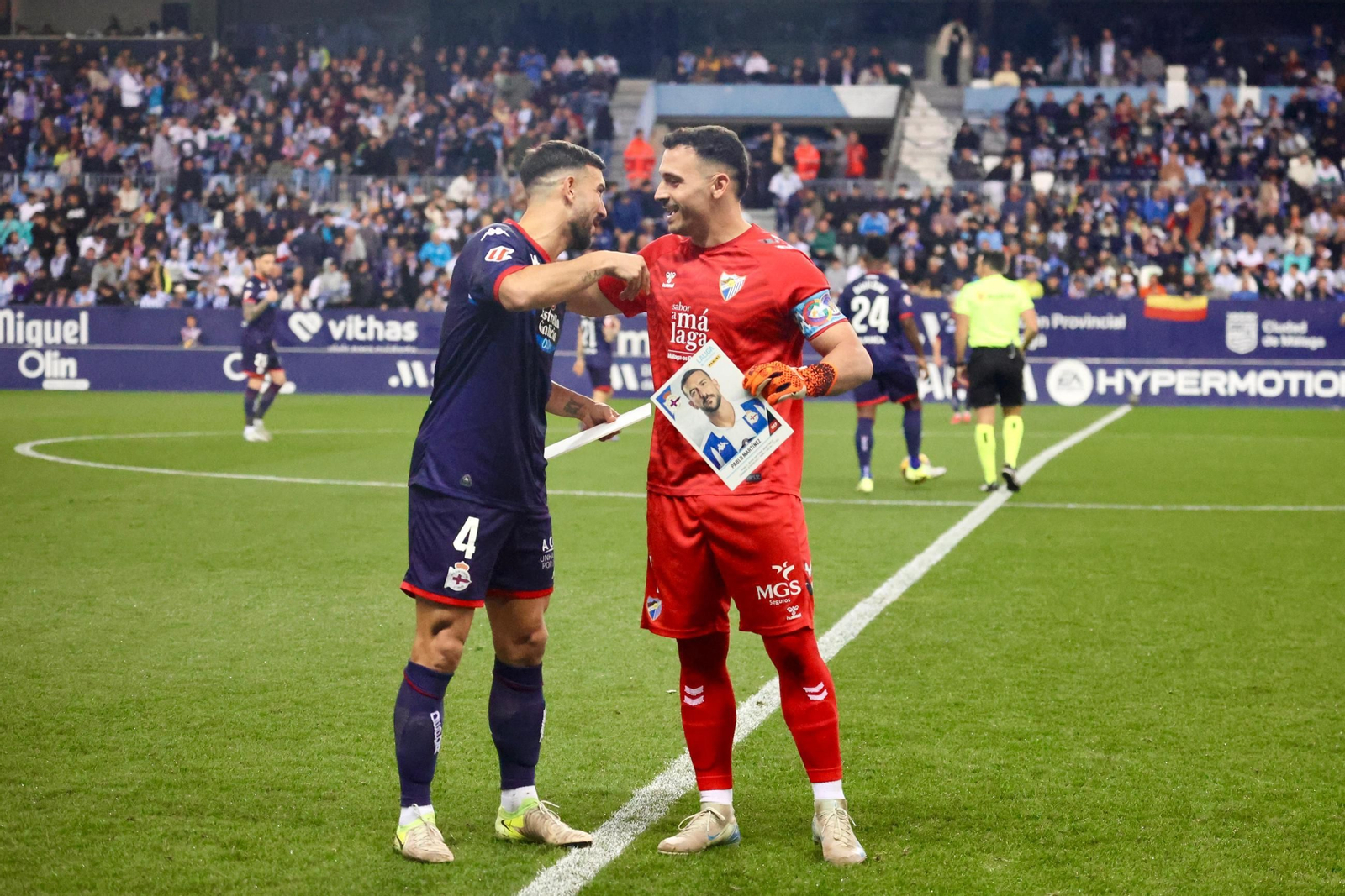 Las fotos del Málaga-Deportivo de La Coruña