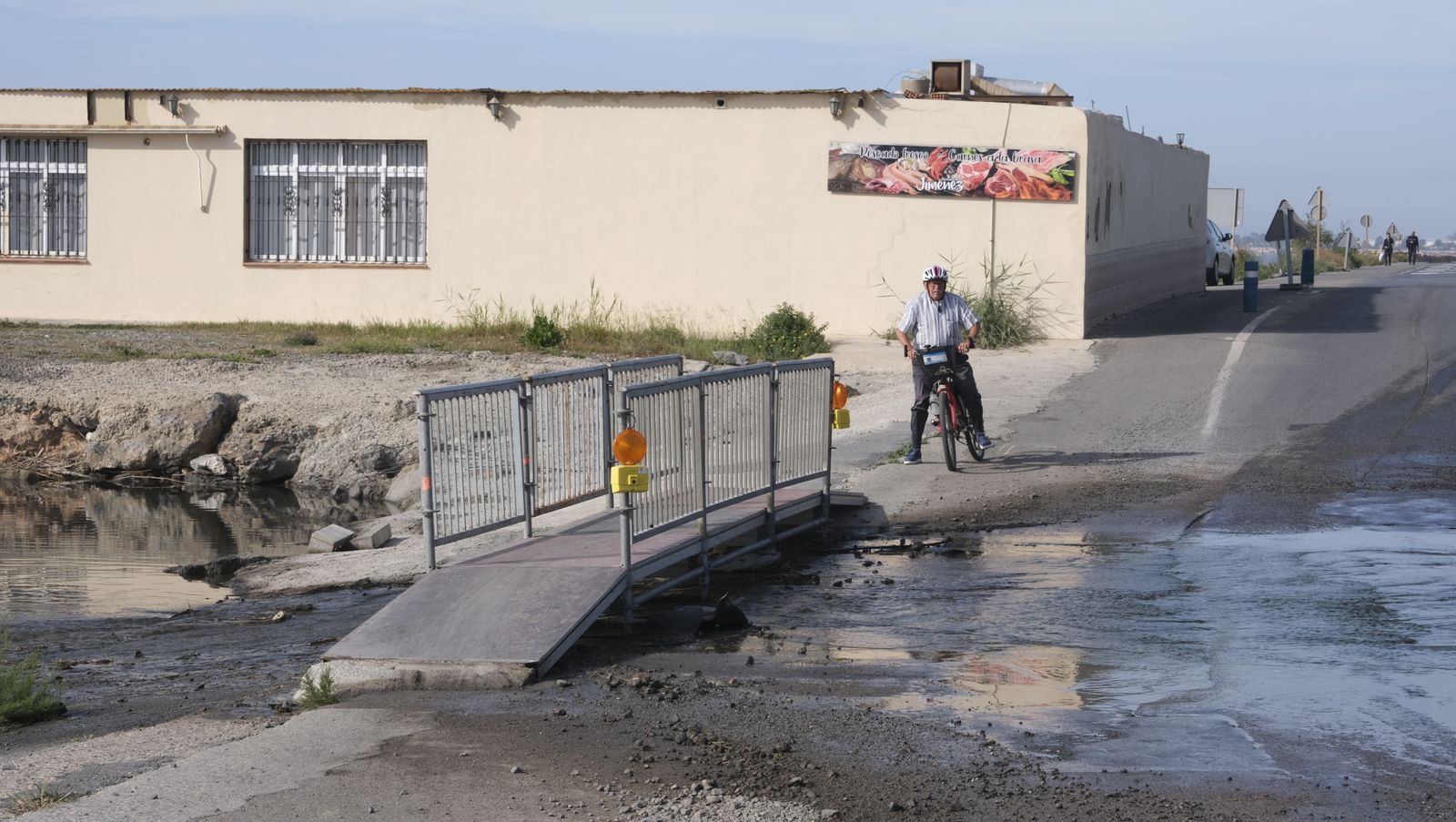 Imágenes del 'lago artificial' de Costacabana