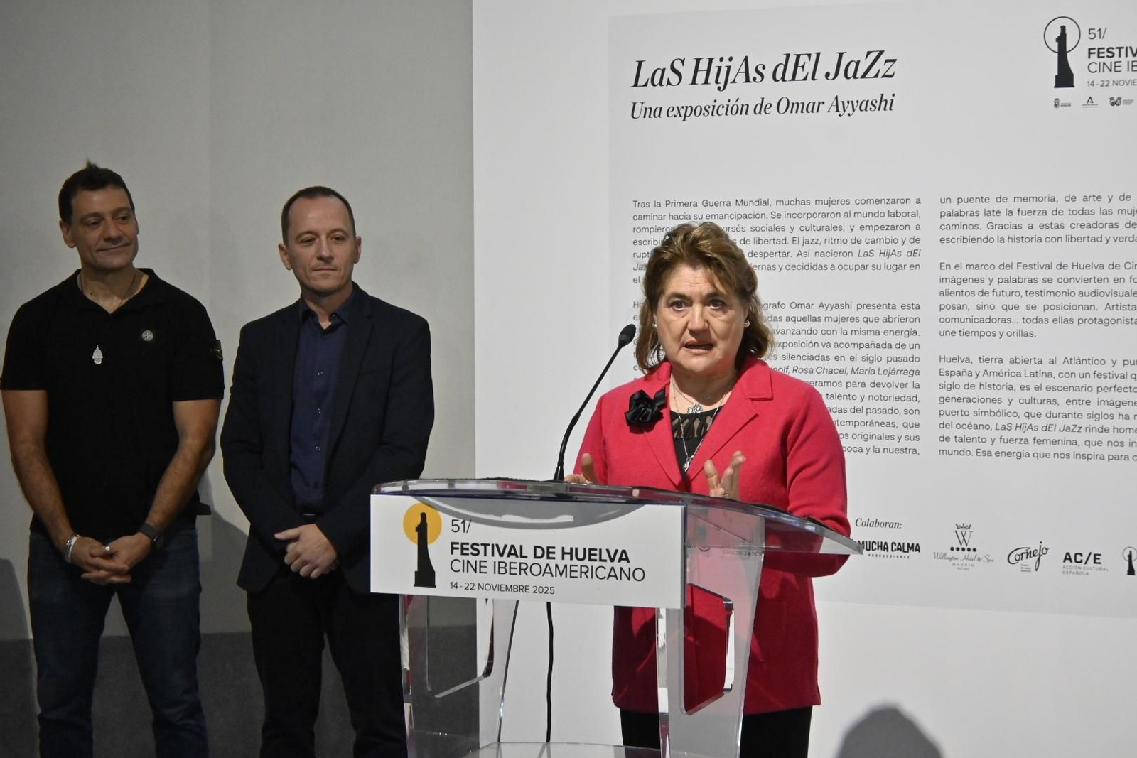 Imágenes de la inauguración de la exposición fotográfica 'Las hijas del jazz'