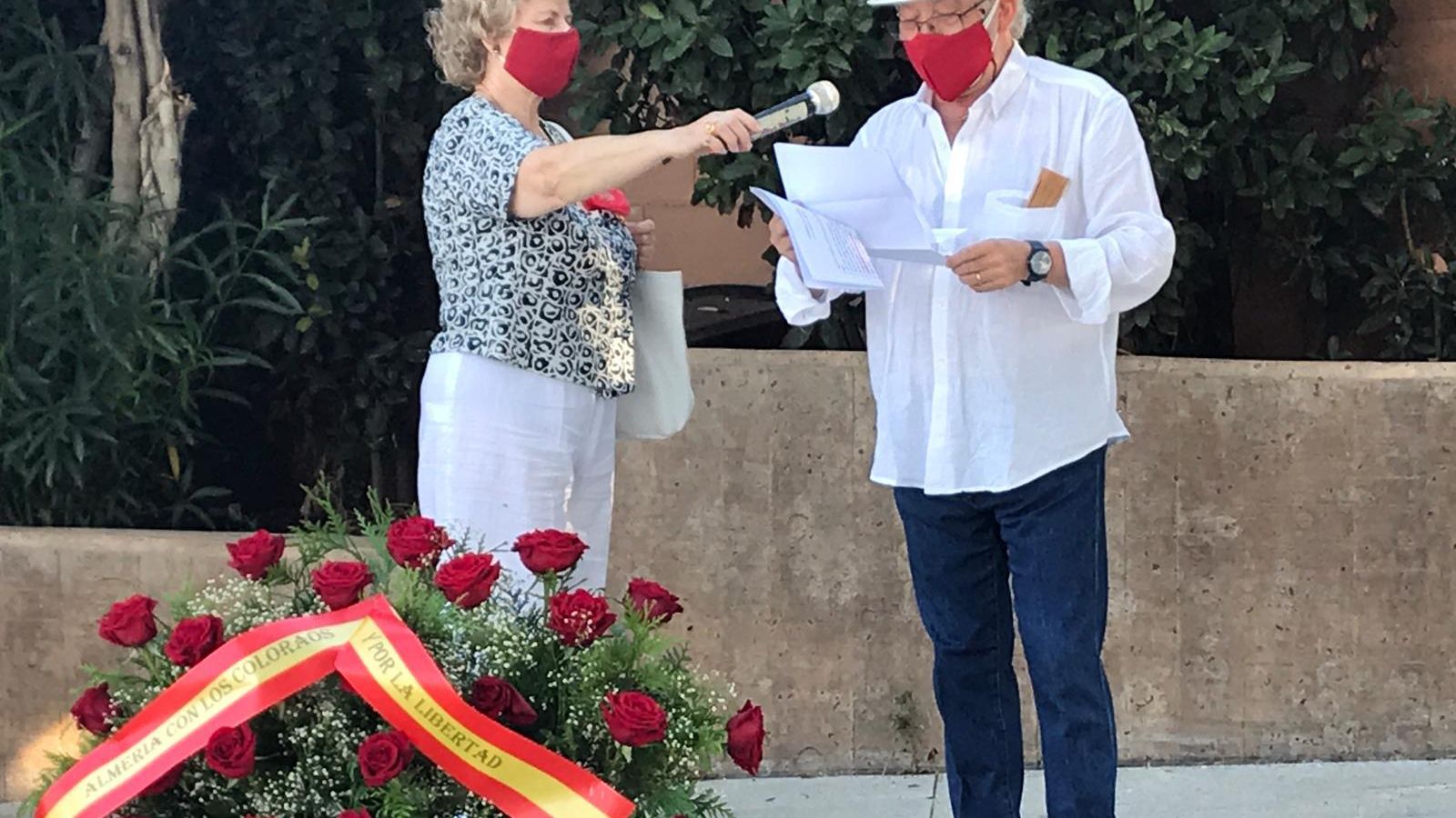 Gerardo Roger, durante la lectura del pregón.