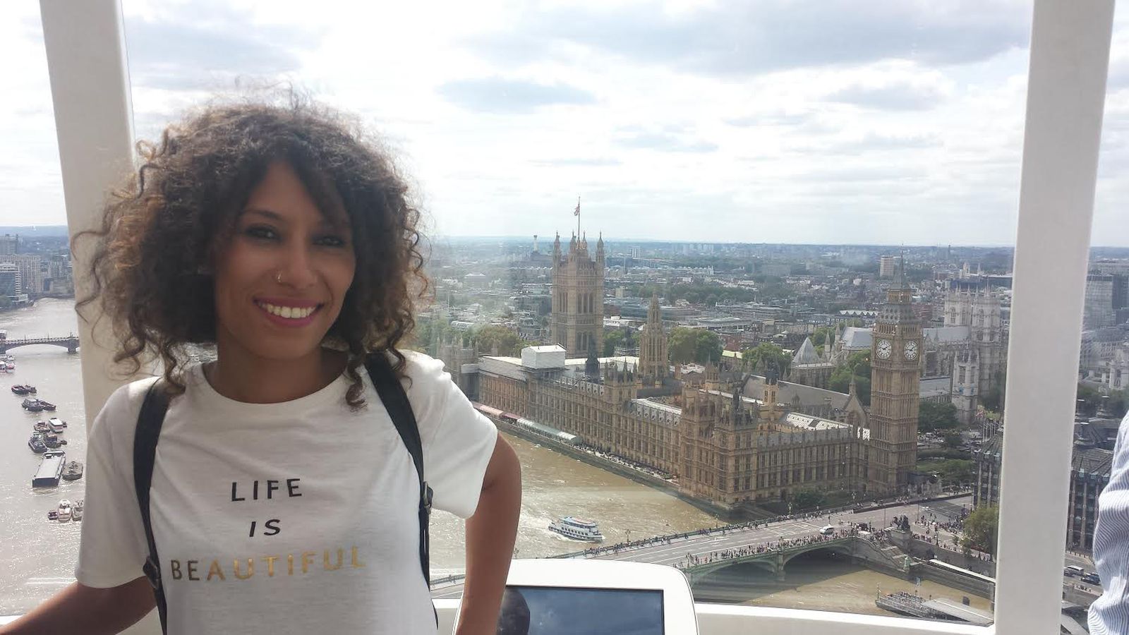 Maloma Morales en una imagen facilitada por su familia adoptiva.