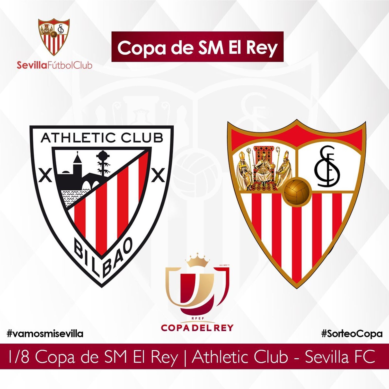 Athletic de Bilbao-Sevilla FC ¿Pasará el equipo sevillano a cuartos en la Copa del Rey?