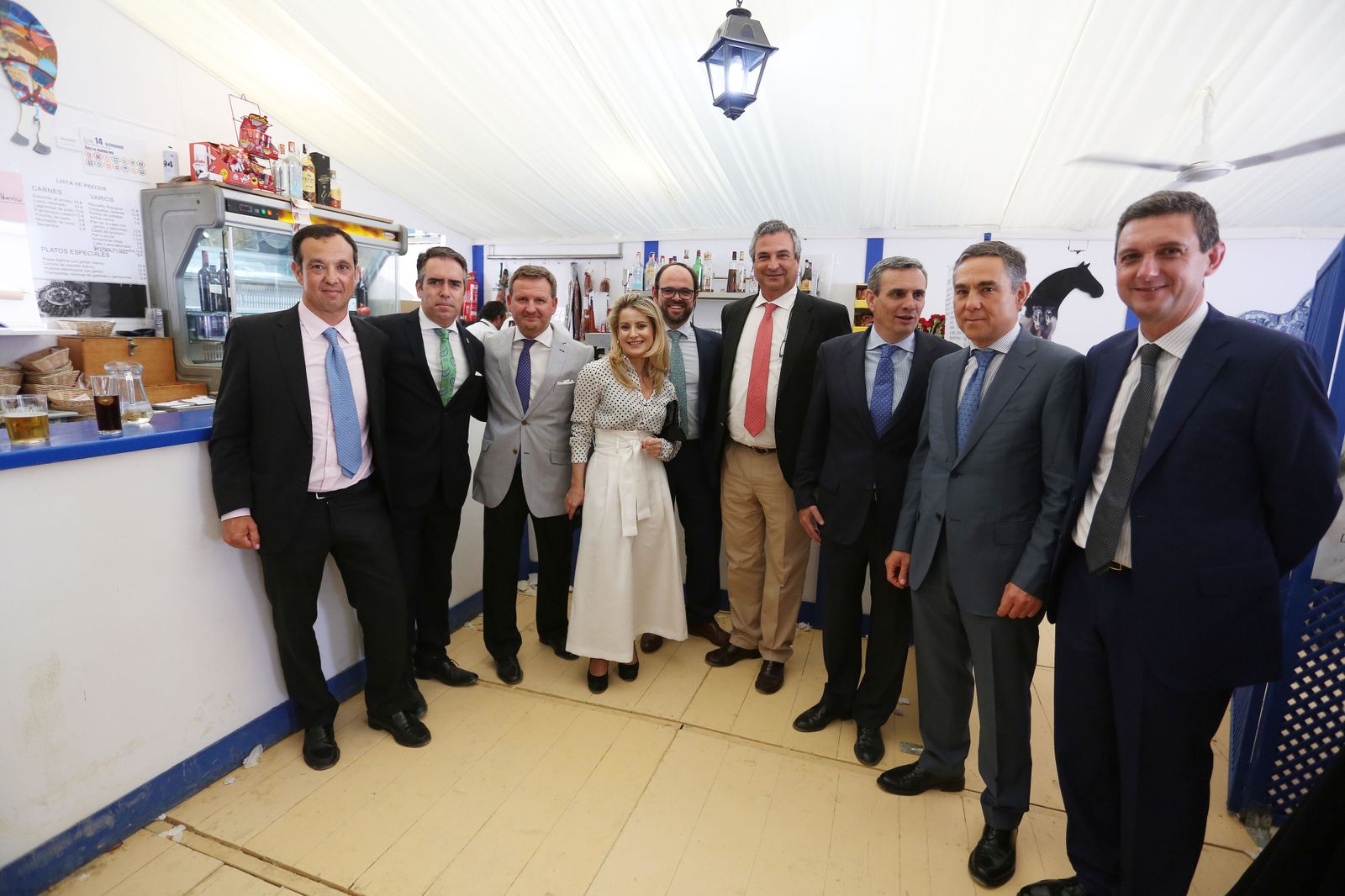 Federico Joly, Rafael Navas, Alejandro Grosso, Rocío Mesa, José Antonio Matz, Juan Fernández de Mesa, Rafael del Cuvillo, Joaquín Joly y Miguel Berraquero.