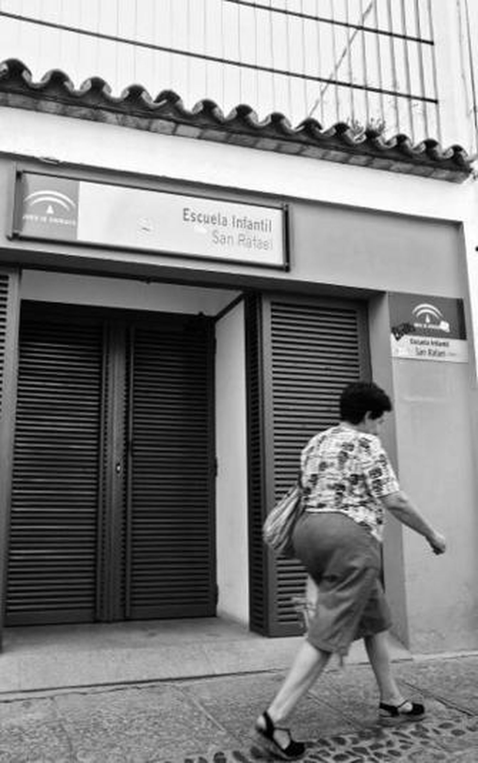 Fachada de la guardería San Rafael.