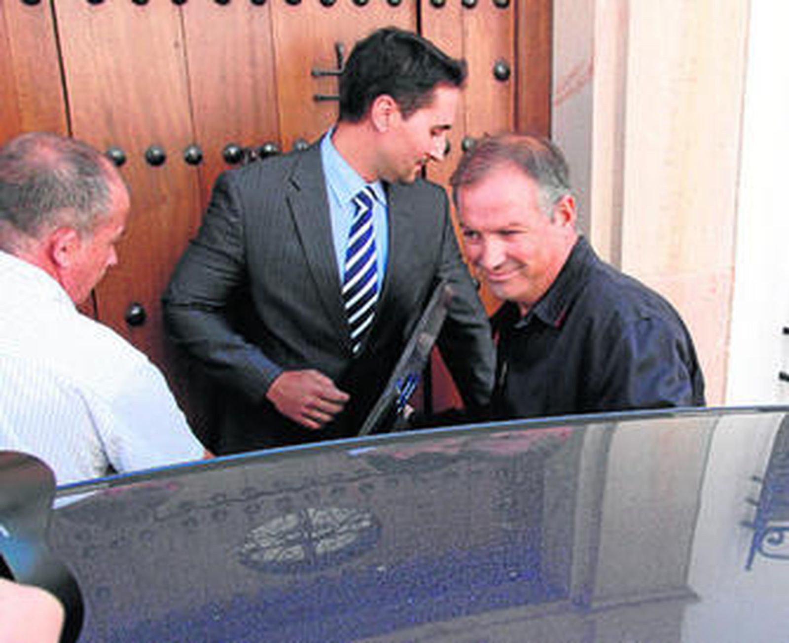 El ex alcalde de Ronda Marín Lara, el día que fue arrestado.