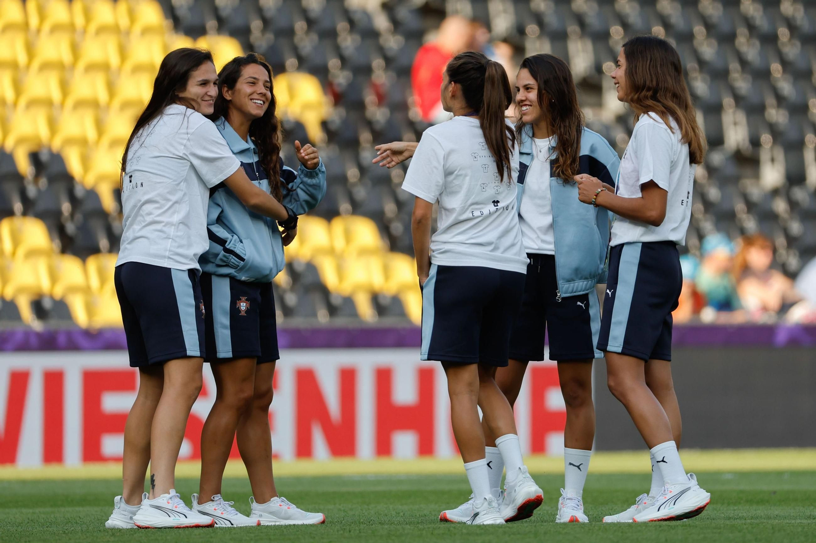 Las fotos del España - Portugal en la Eurocopa femenina