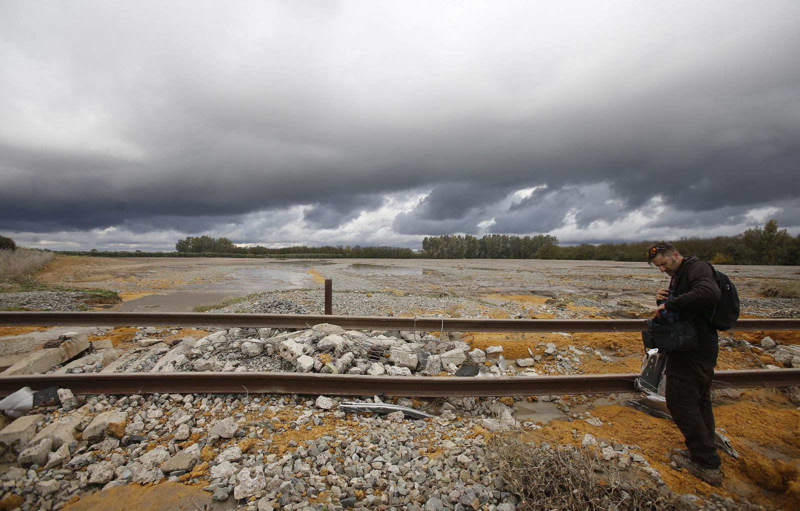 Las imágenes del descarrilamiento del tren en Arahal