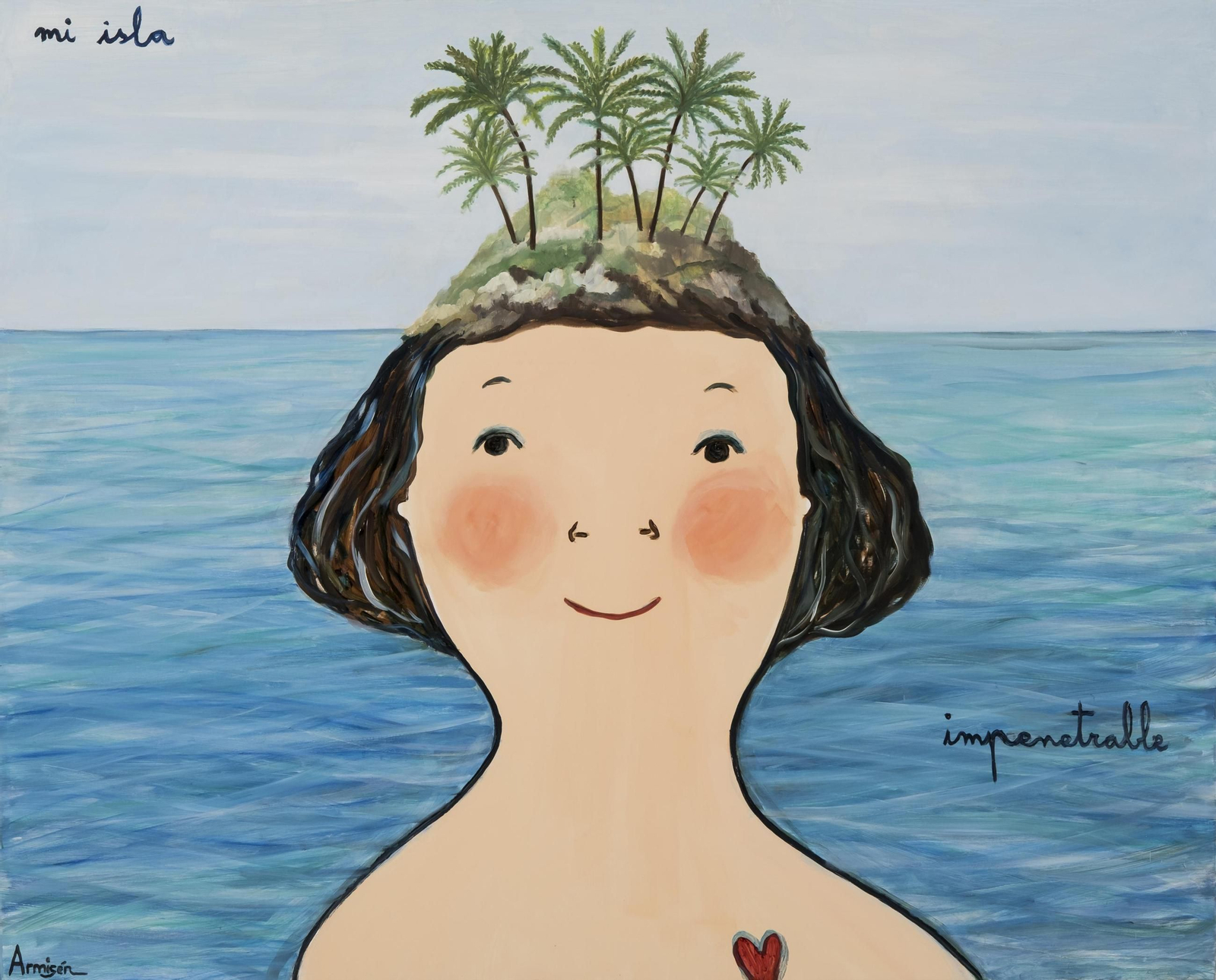 Mi isla. Obra de Eva Armisén.