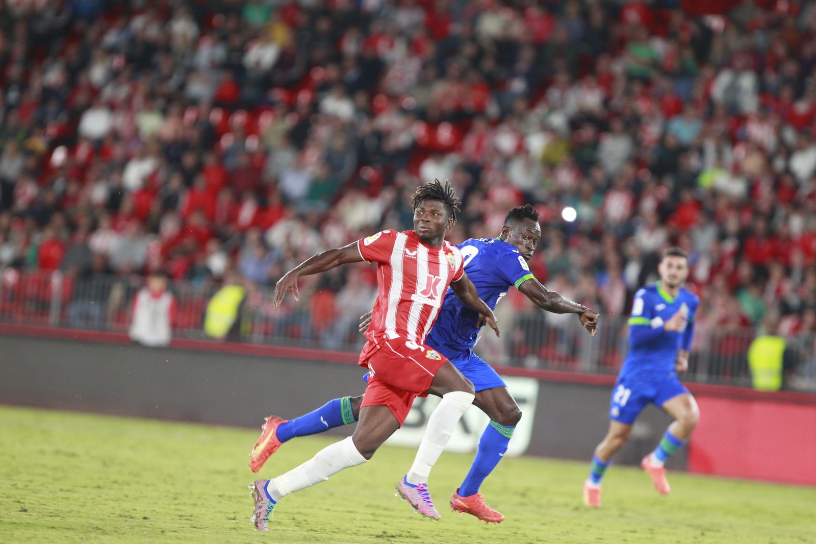 Imágenes del partido de fútbol U.D. Almería-Getafe C.F.