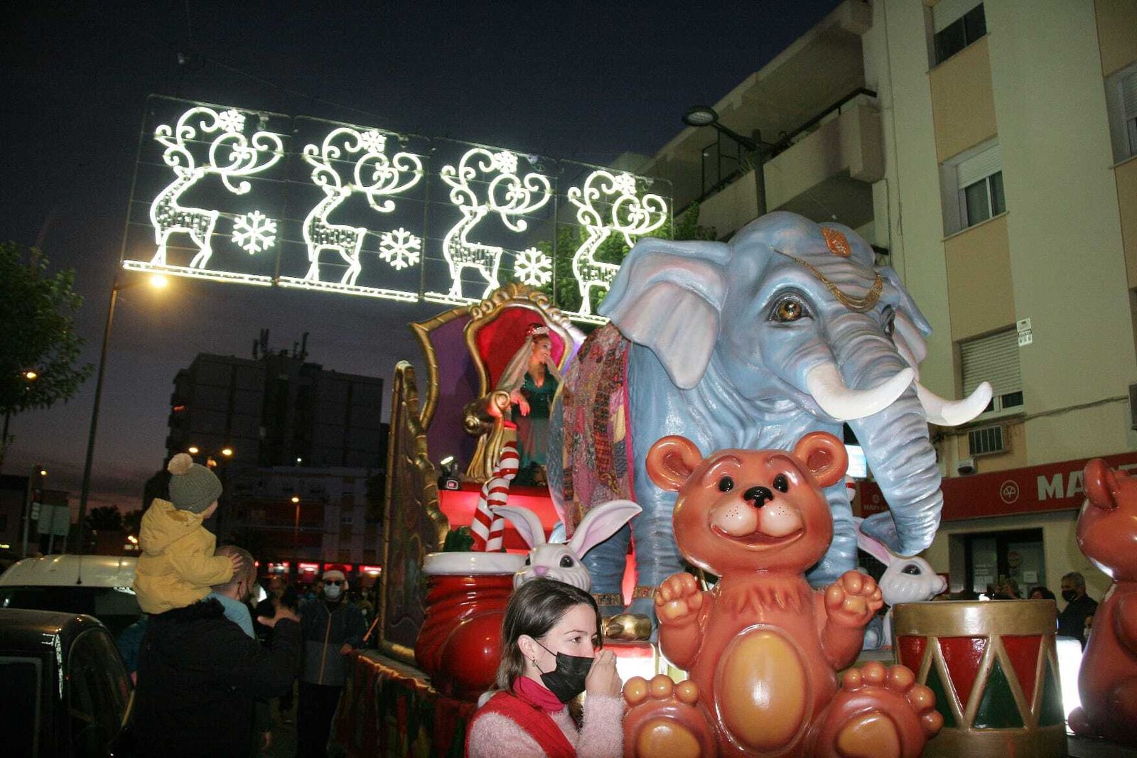 La Cabalgata de la Reina de Occidente, en imágenes
