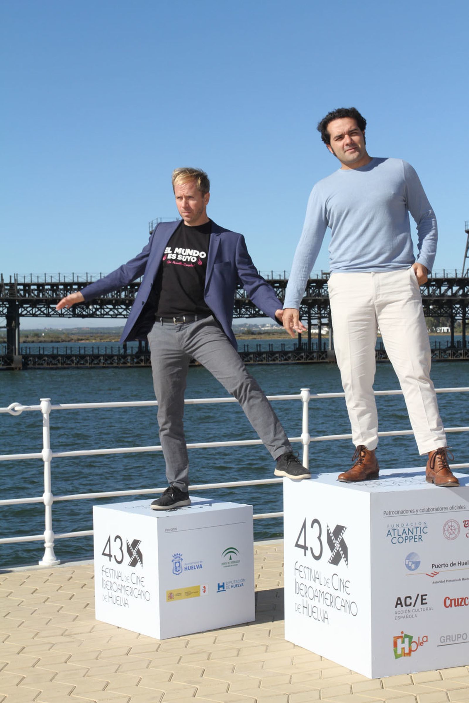 Alfonso Sánchez y Alberto López Premio Luz del Festival de Cine Iberoamericano de Huelva