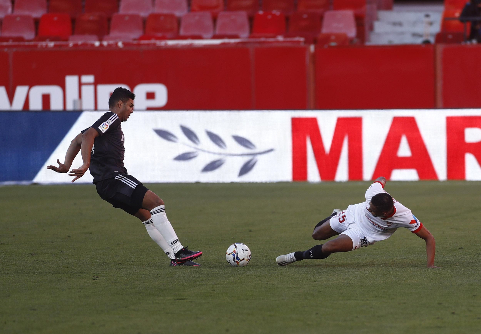 Las imágenes del Sevilla -Real Madrid