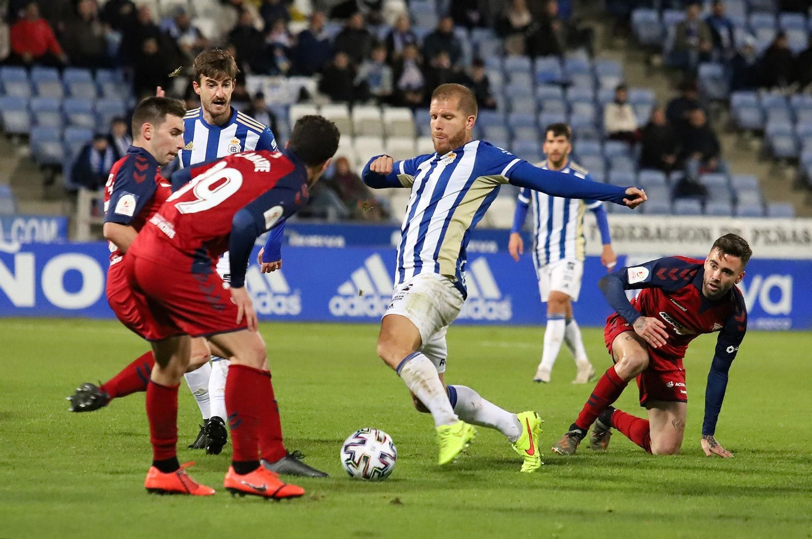 Morcillo, en el partido ante Osasuna de Copa del Rey.