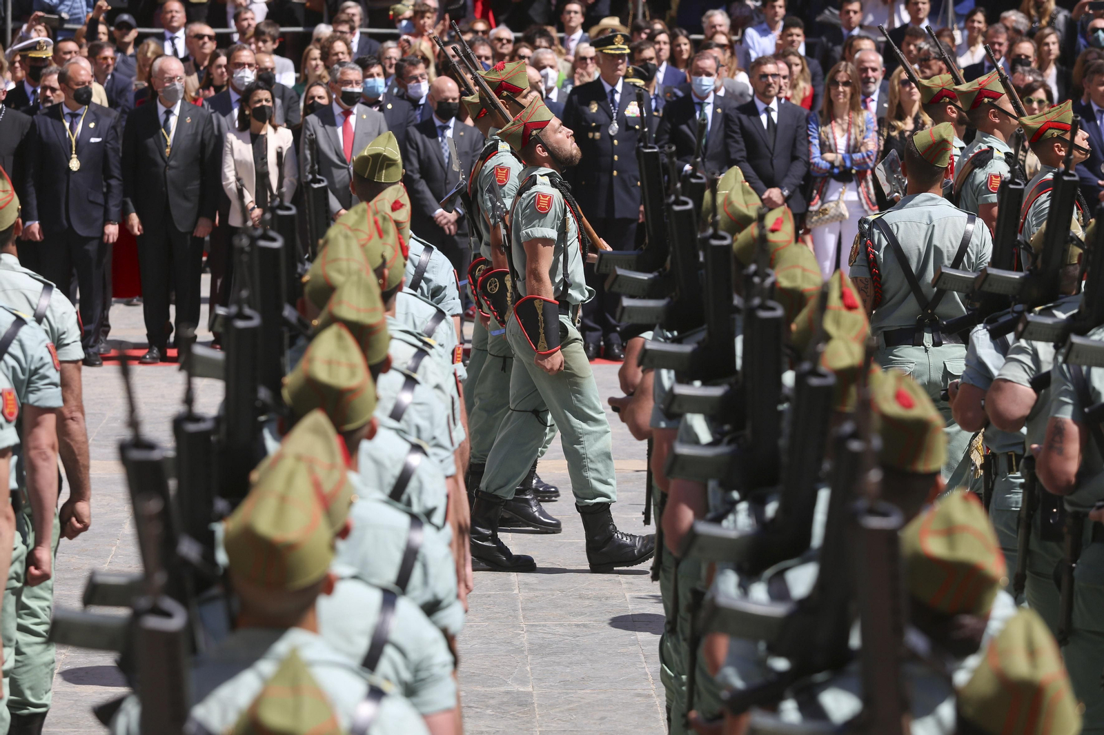Las fotos de la Legión, en el Jueves Santo de Málaga