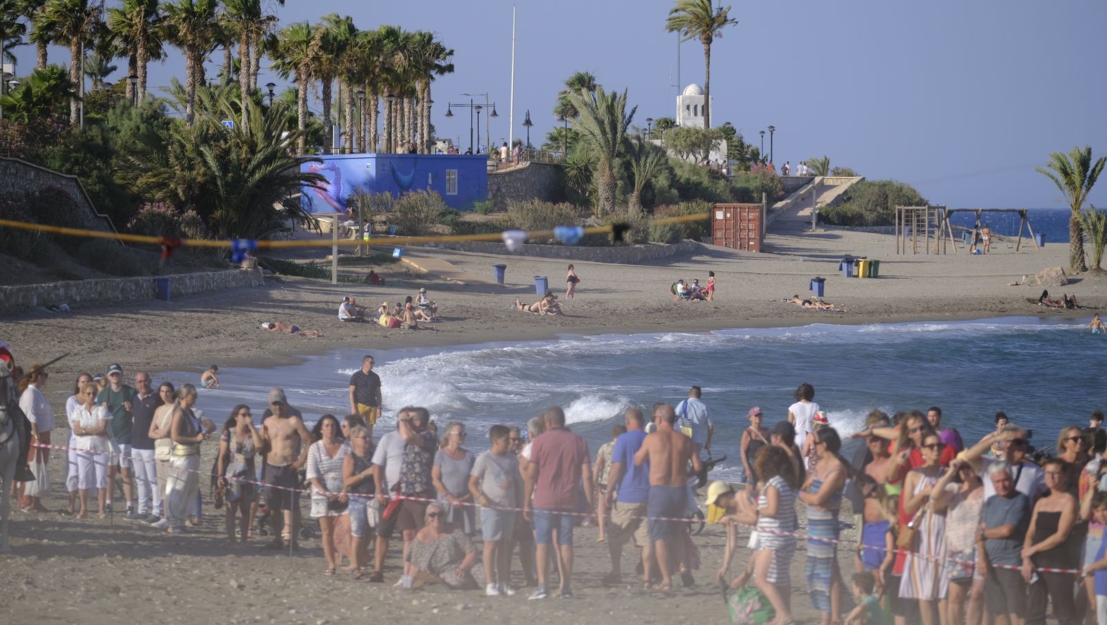 Moros y Cristianos de Mojácar en la Playa del Lance, en imágenes