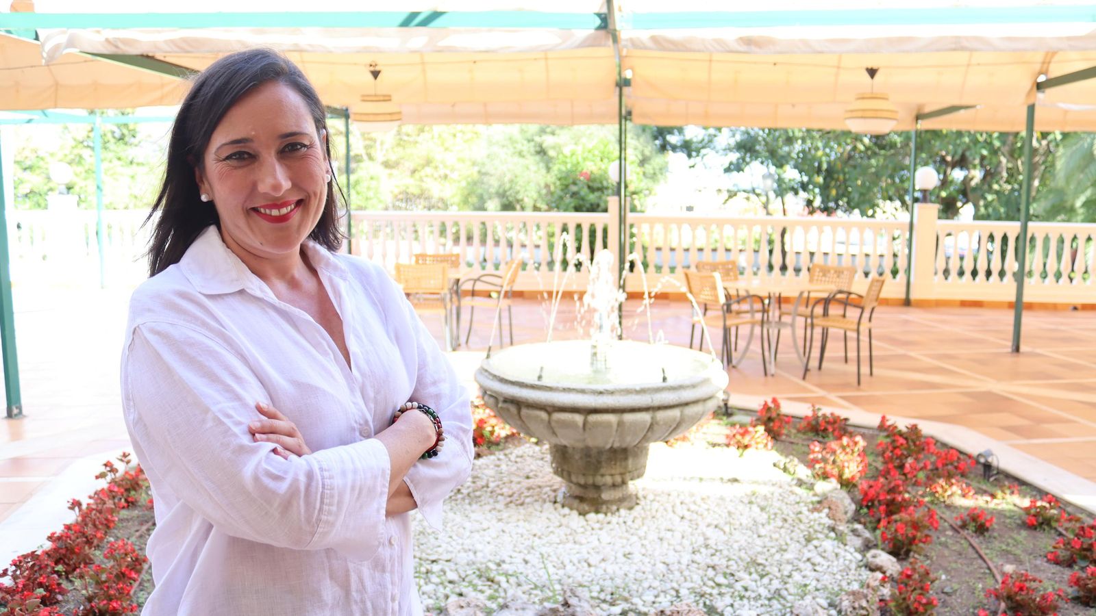 Rocío Arrabal, en el Hotel Reina Cristina de Algeciras.