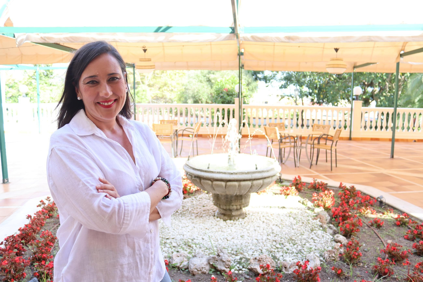 Rocío Arrabal, en el Hotel Reina Cristina de Algeciras.