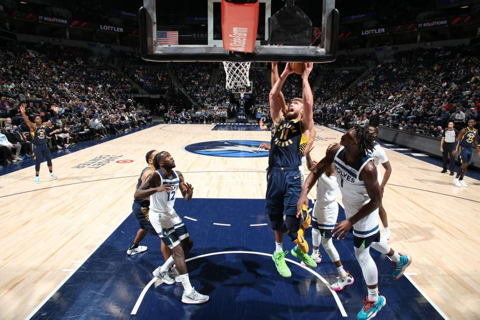 Domas Sabonis, durante el partido.
