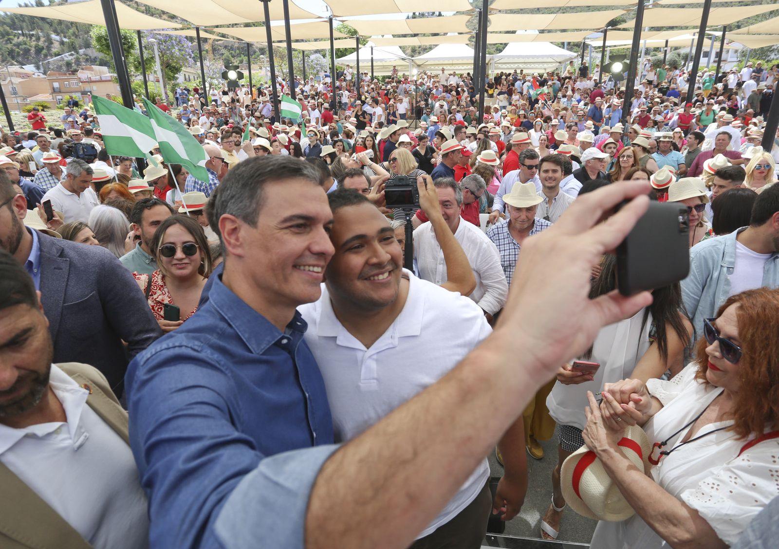 El acto del PSOE de este sábado en Cártama, en fotos