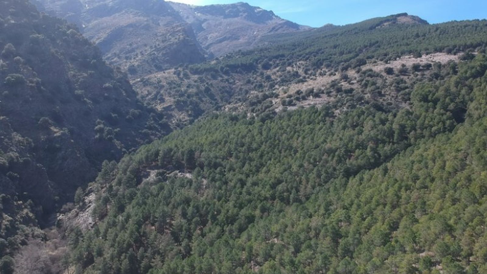 Sierra de Abrucena que se subirá por primera vez este año en la I CxM Abrucena 2022.