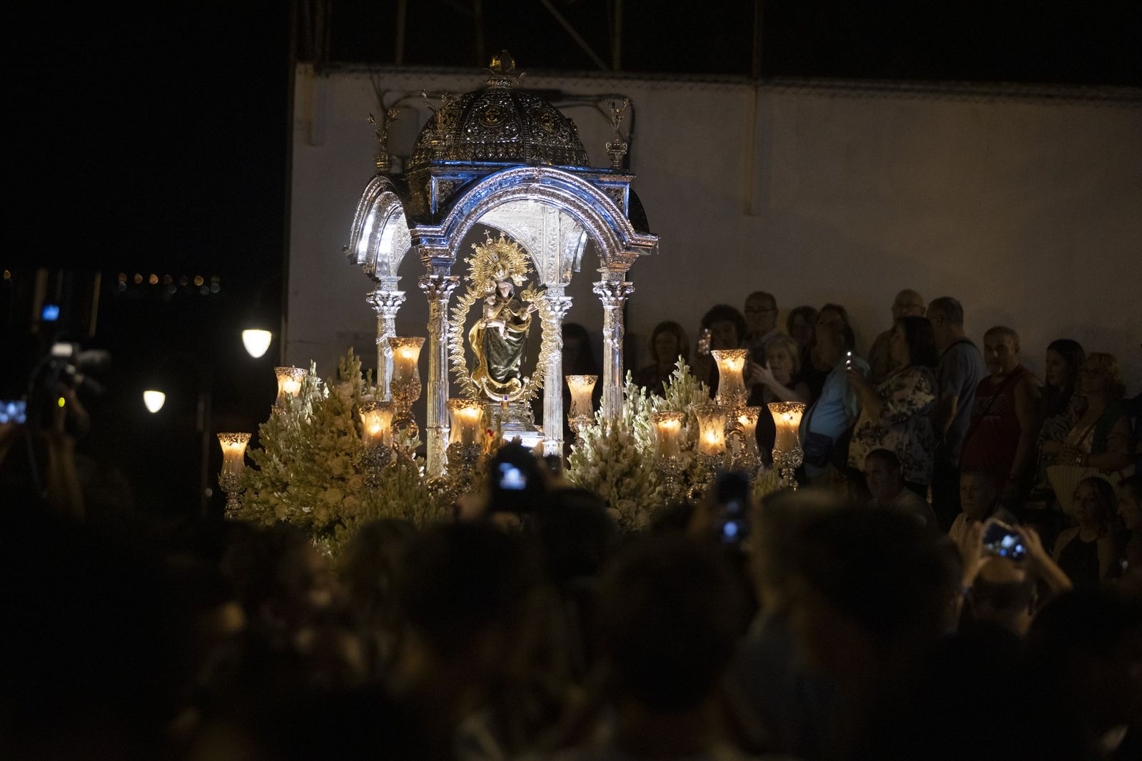 Imágenes de la recogida de la Virgen de la Cinta 2022