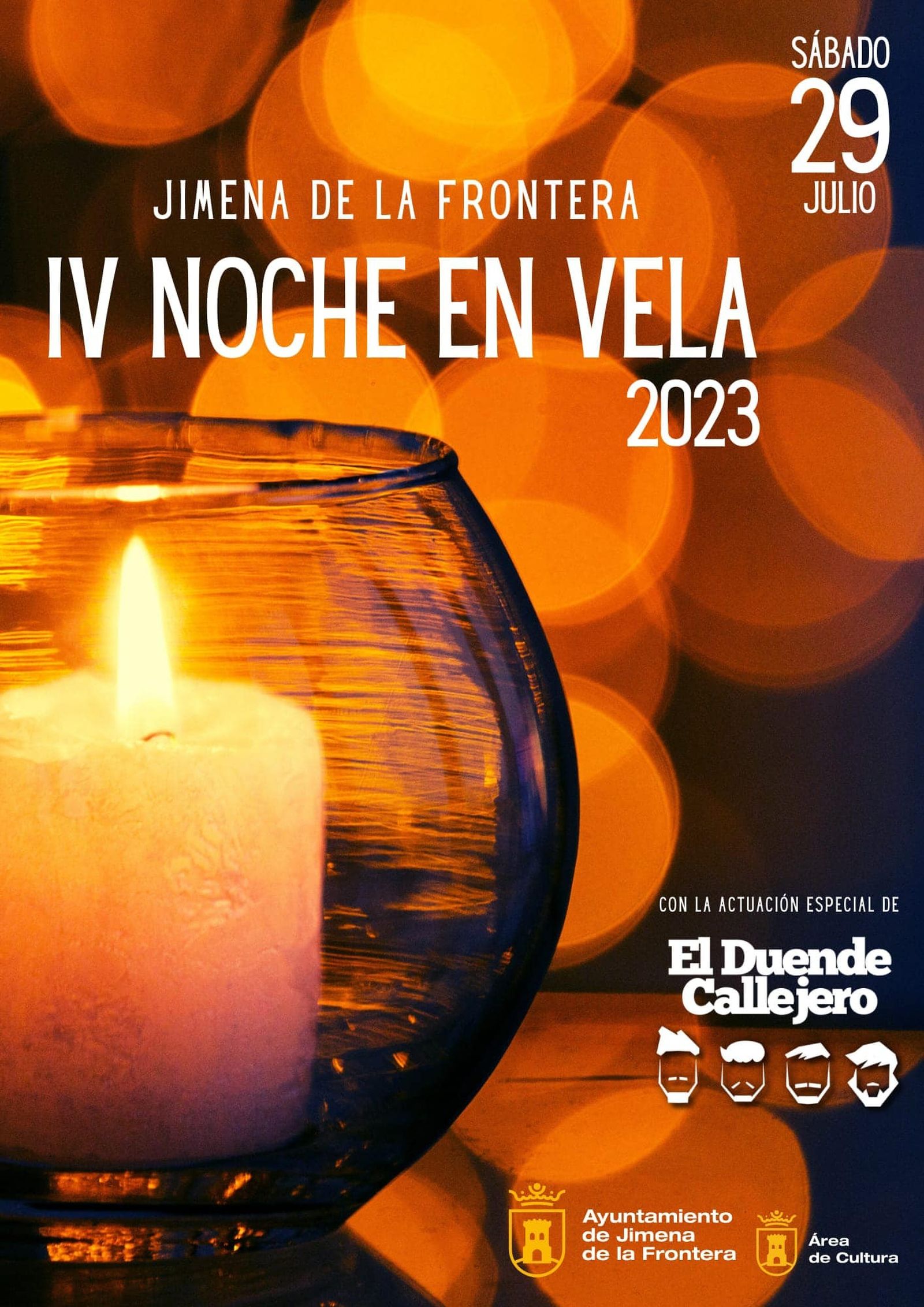 Cartel de la IV Noche en Vela de Jimena.
