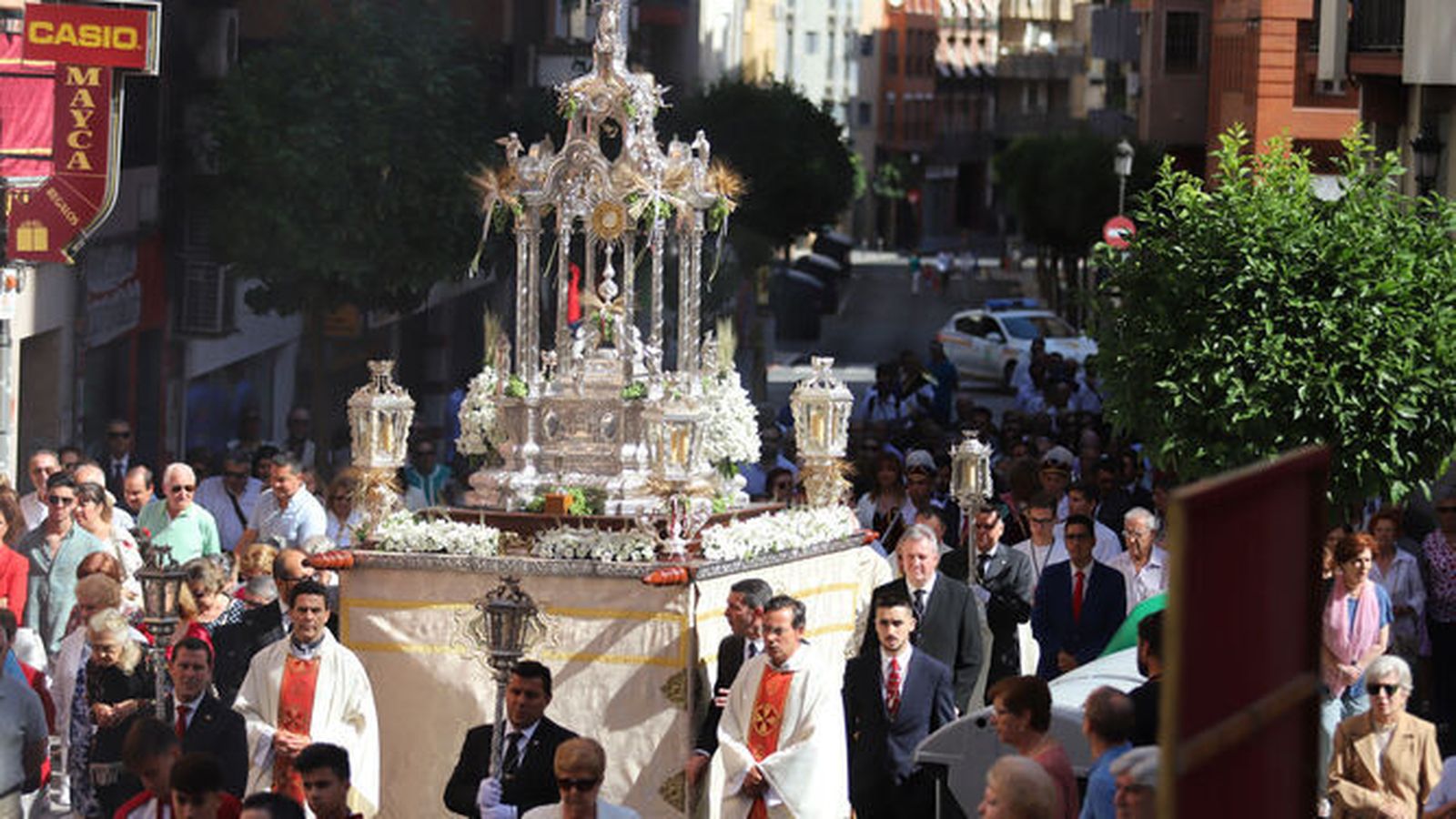 Procesión del Corpus Christi en Huelva en 2019.