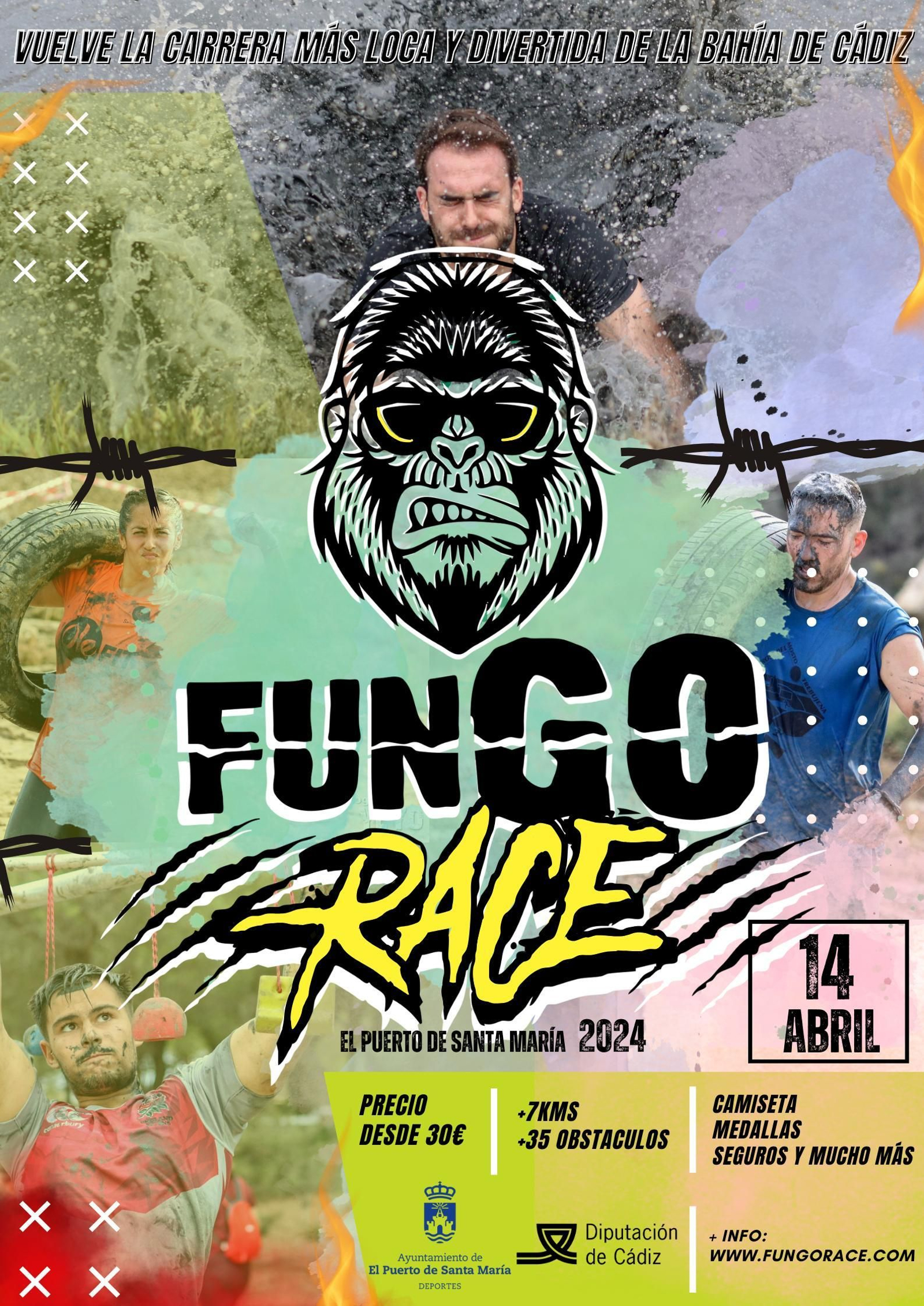 El cartel anunciador de la Fungo Race.