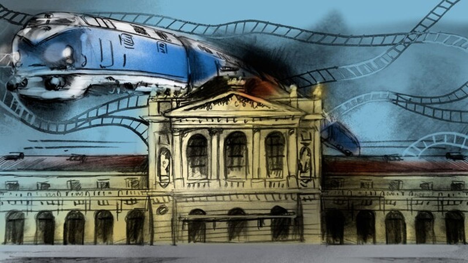 Tren expreso con destino a Zagreb