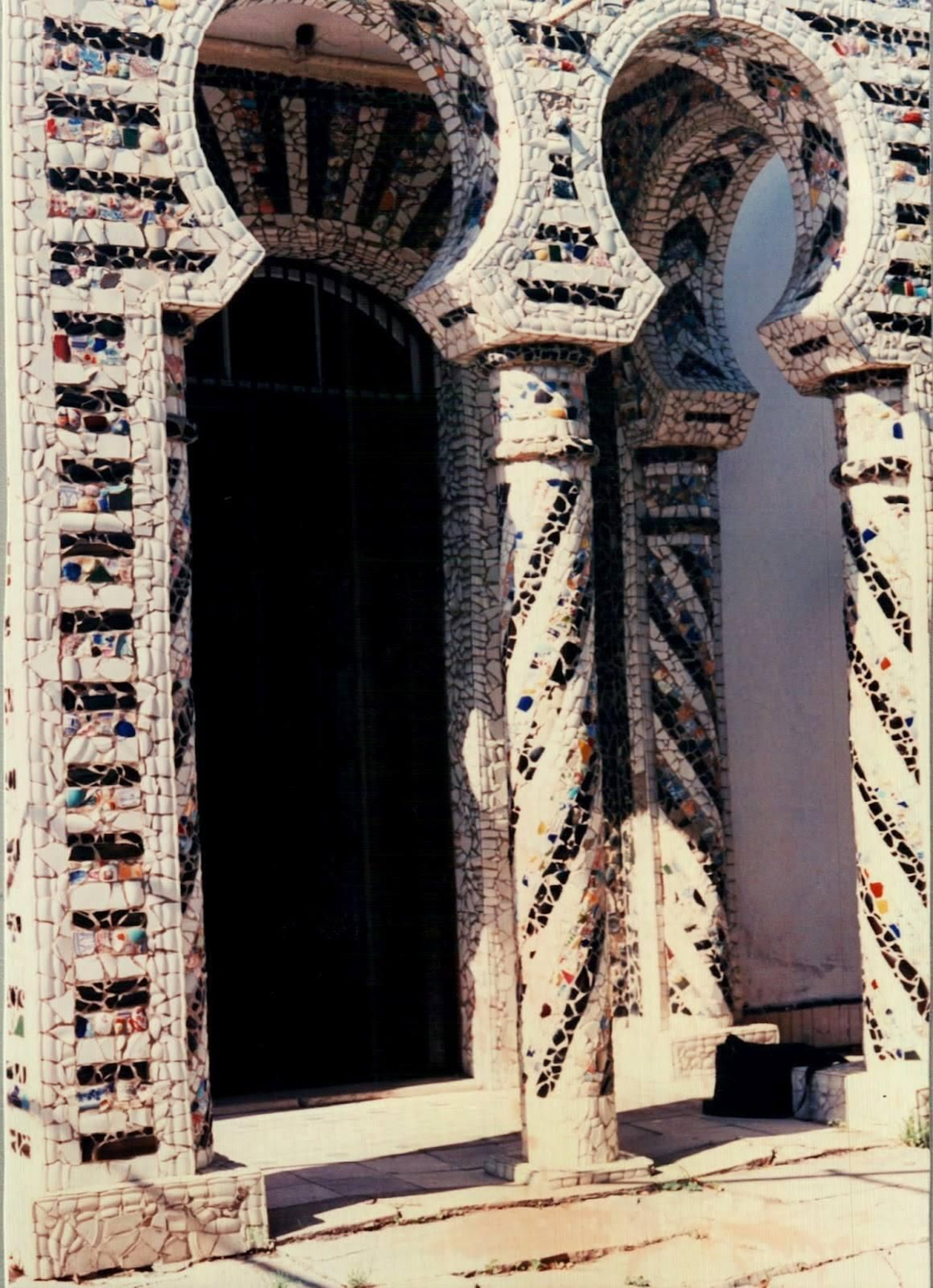 Patio trasero del patio de la Casa de los Chinitos.