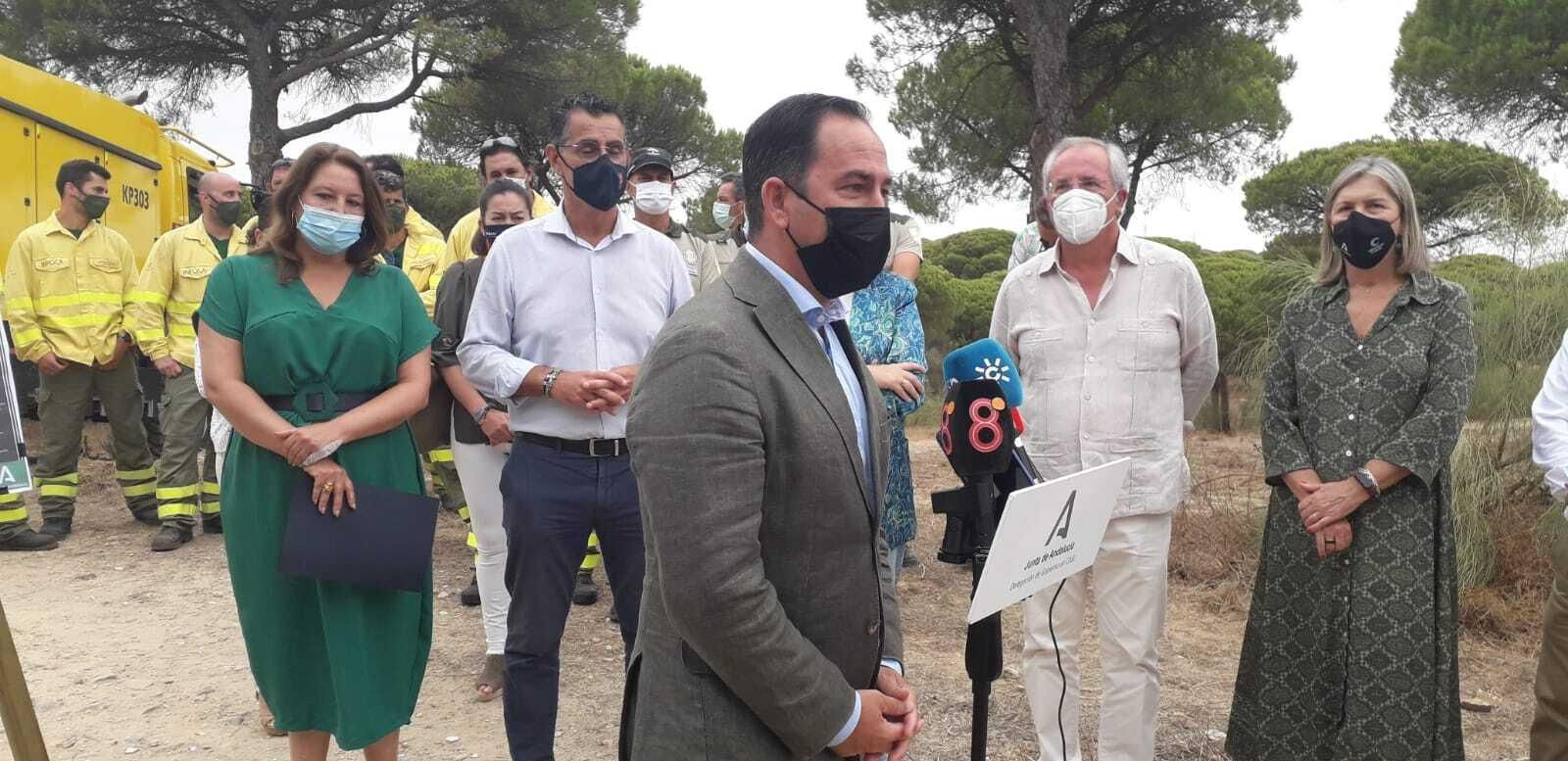 La consejera de Agricultura, Carmen Crespo, en Barbate