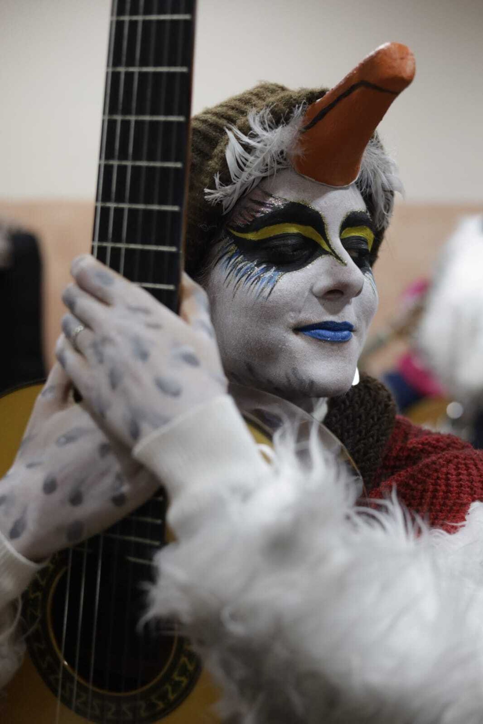 Coro Las del puerto en camerinos