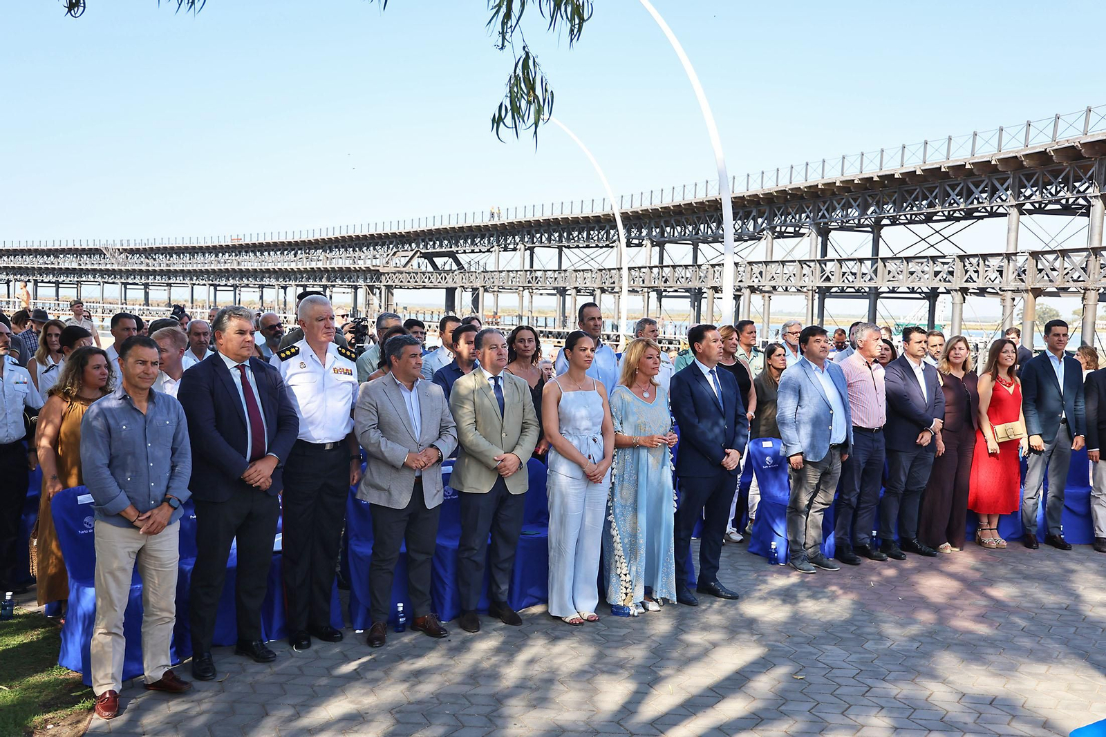 Inauguración de la unión del muelle de la Río Tinto en Imágenes