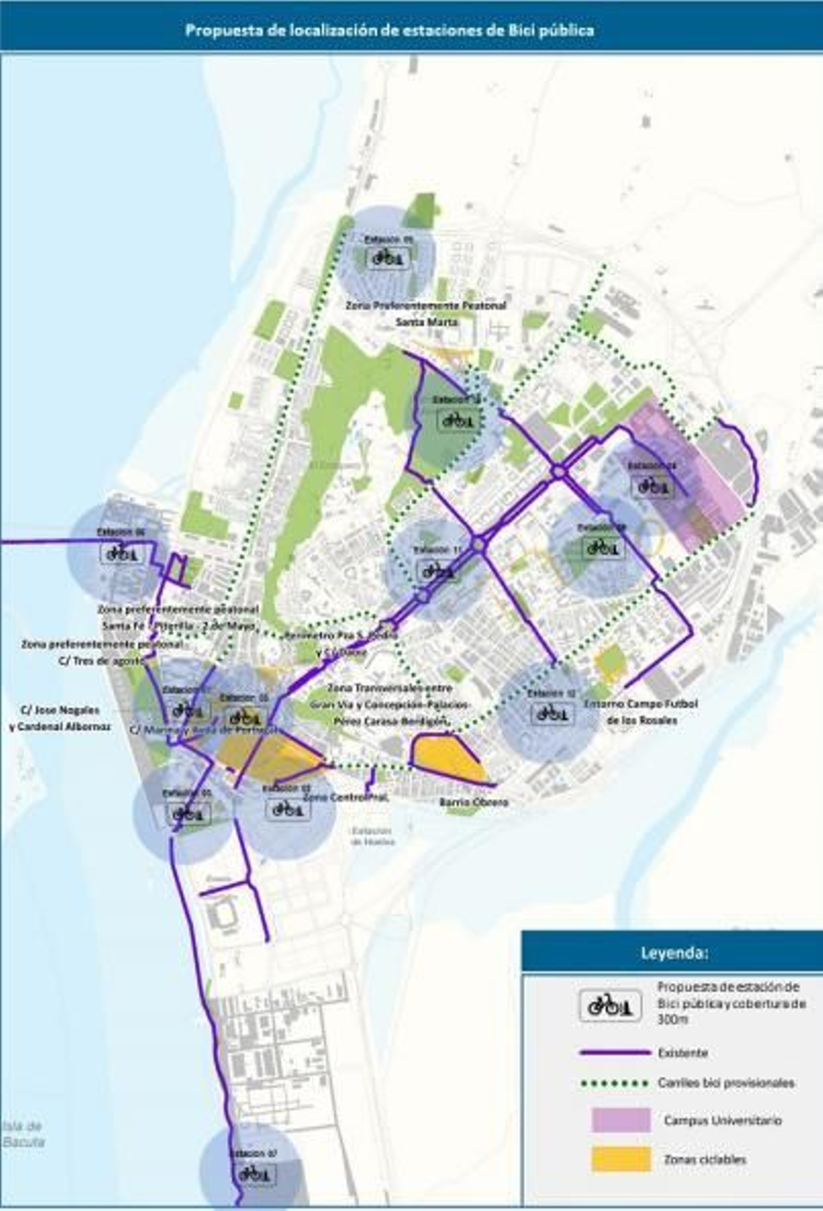 Mapa de sistemas de anclaje de bicicletas. Mapa de sistemas de anclaje de bicicletas.