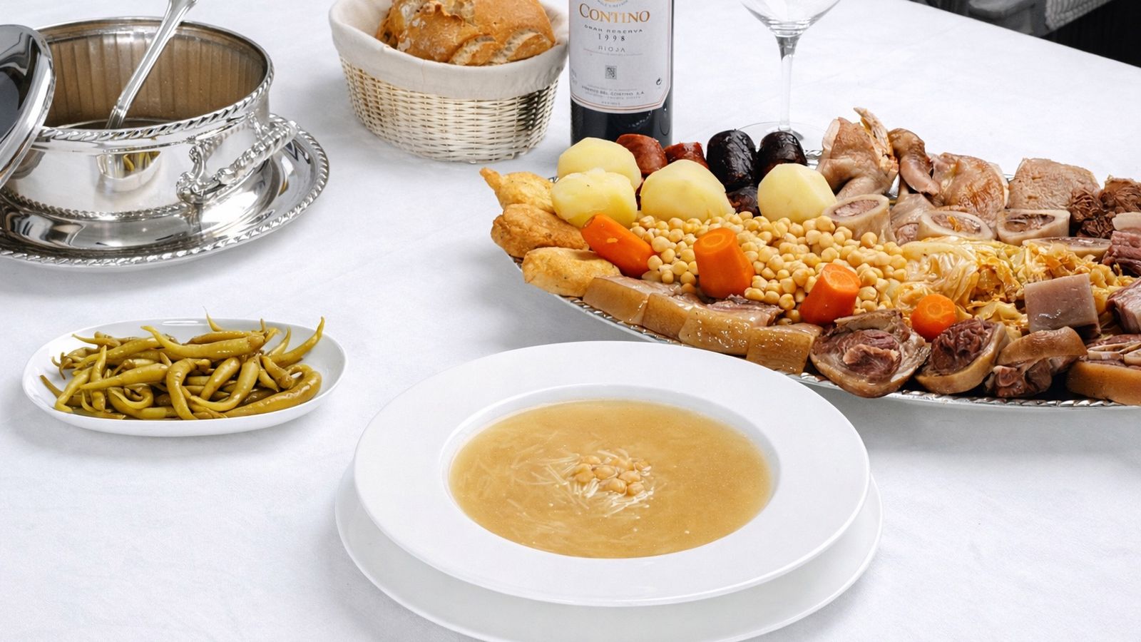 El Cocido Madrileño con carne de La Máquina.