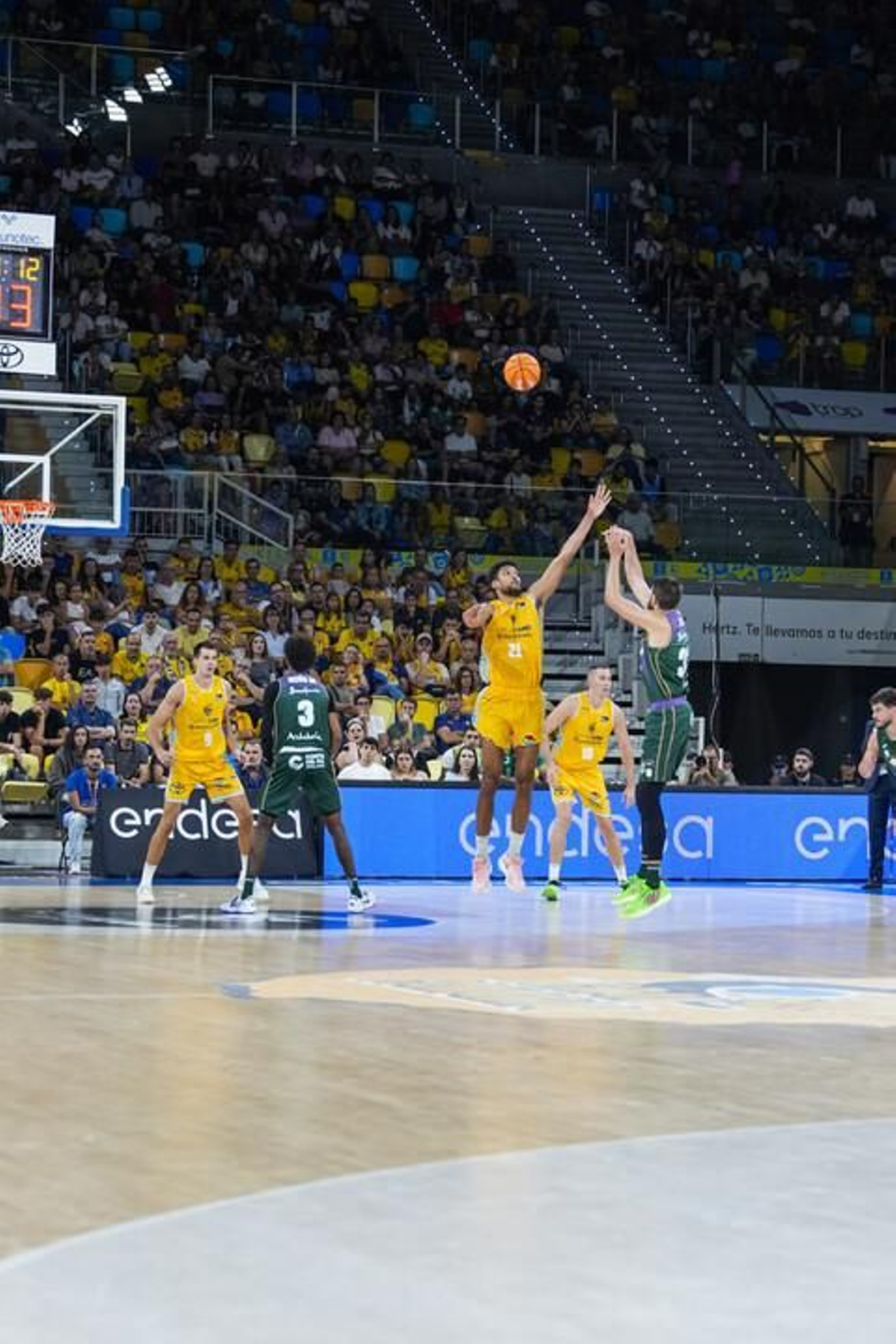 El Gran Canaria-Unicaja, en fotos