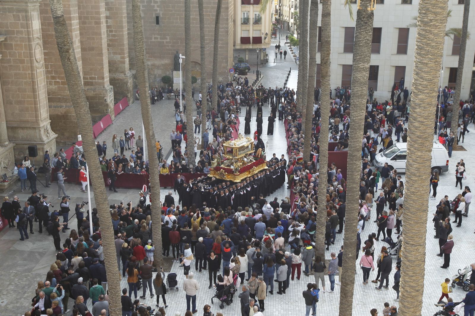 Imágenes de la Procesión del Entierro, Viernes Santo. Semana Santa Almería 2019