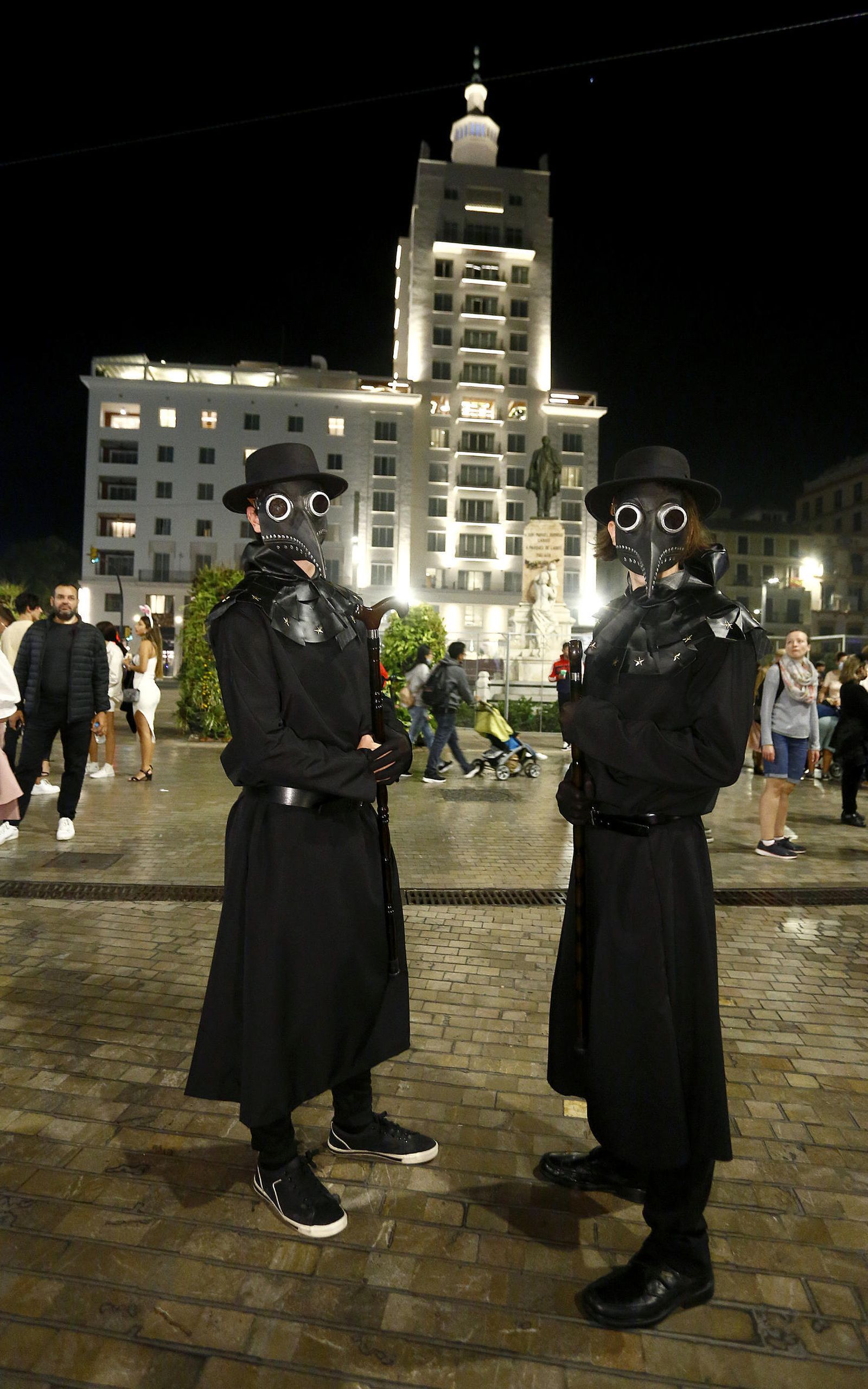 Las fotos de la noche de Halloween en Málaga