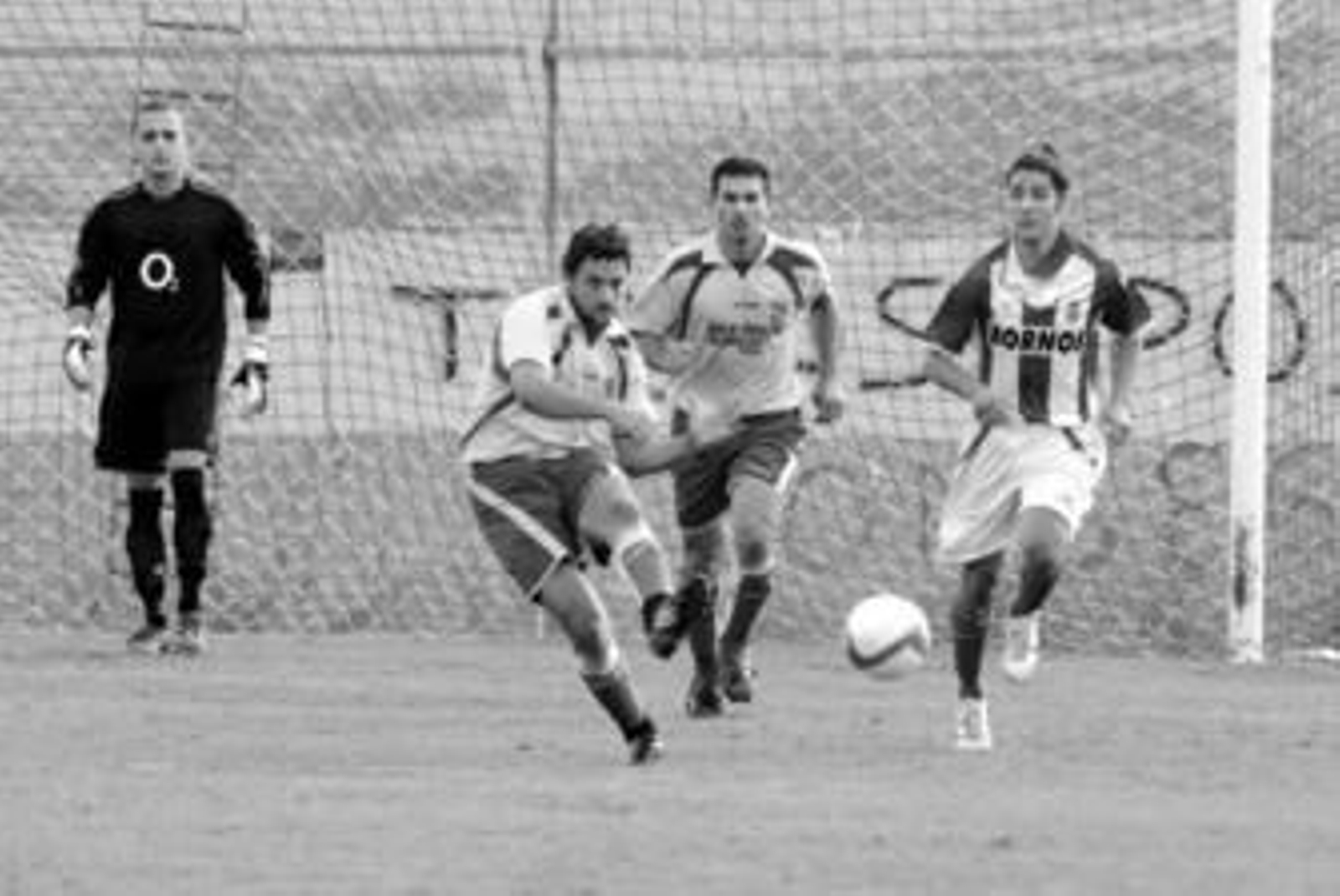 Imagen del último duelo del Tesorillo, contra el Bornense.