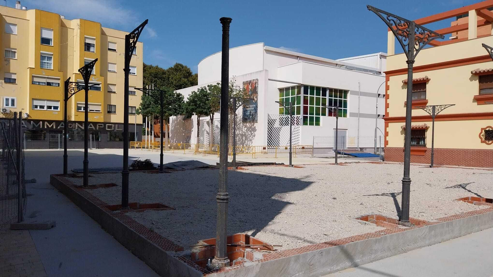 Obras en el entorno de La Velada.