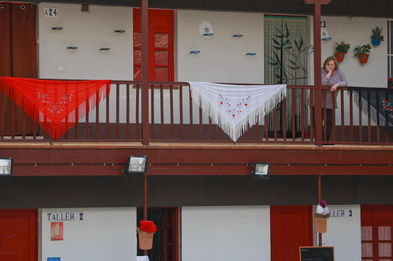 Los corralones de El Perchel y La Trinidad de Málaga, en fotografías