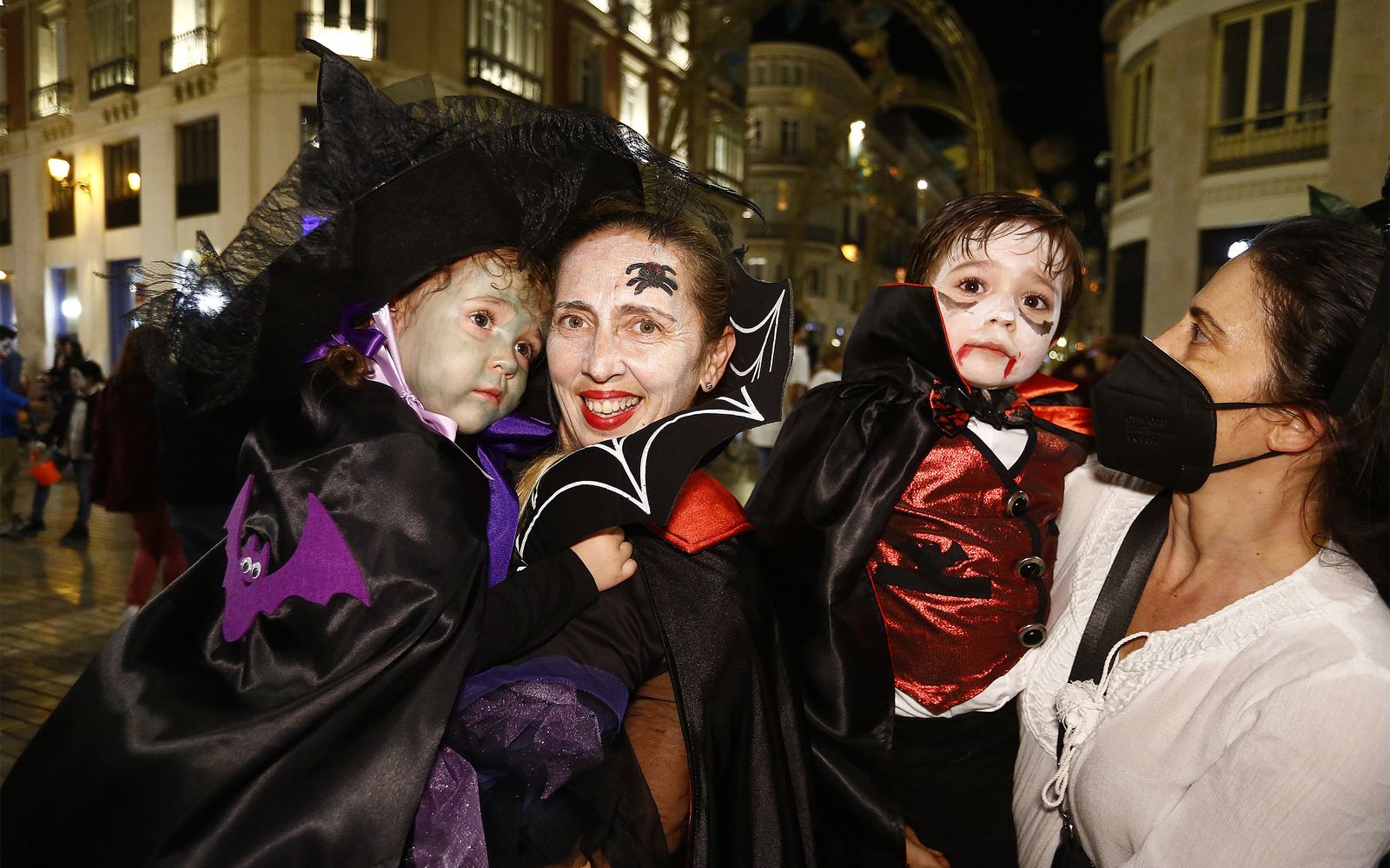 Las fotos de la noche de Halloween en Málaga