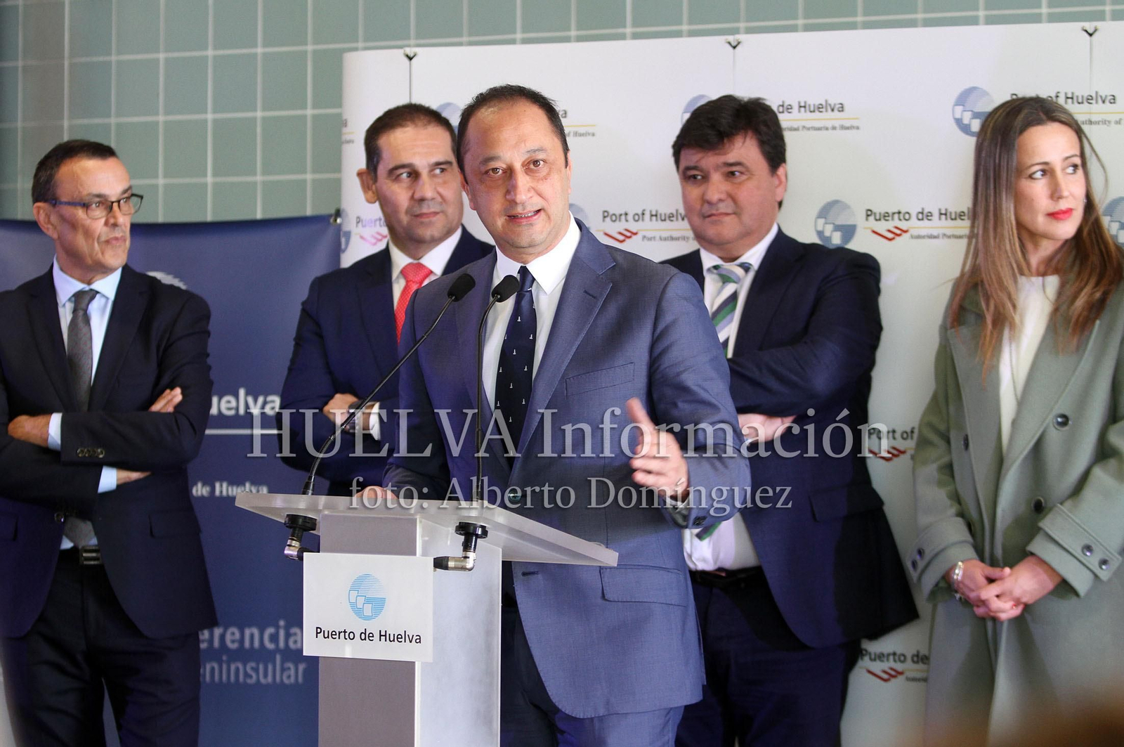 Inauguración de la Nueva Lonja del Puerto de Huelva, en imágenes