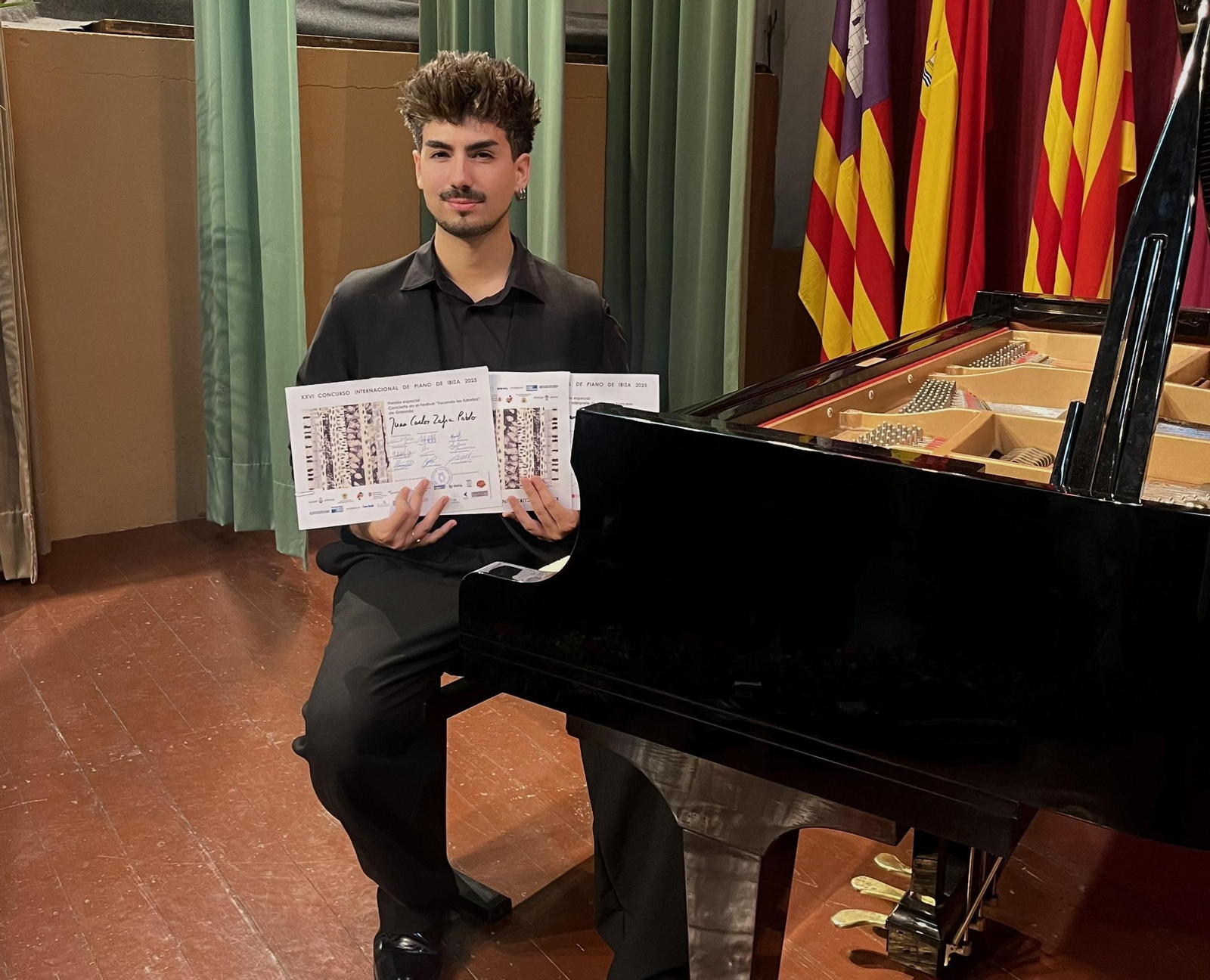 Juan Carlos Zafra, pianista onubense.