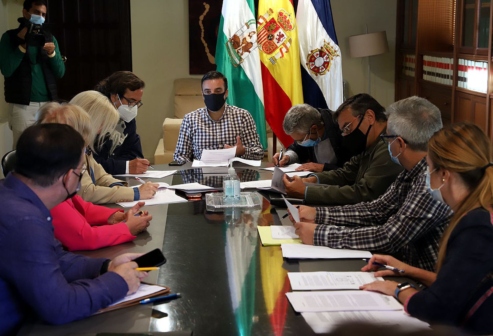 Un momento de la comisión celebrada este jueves.