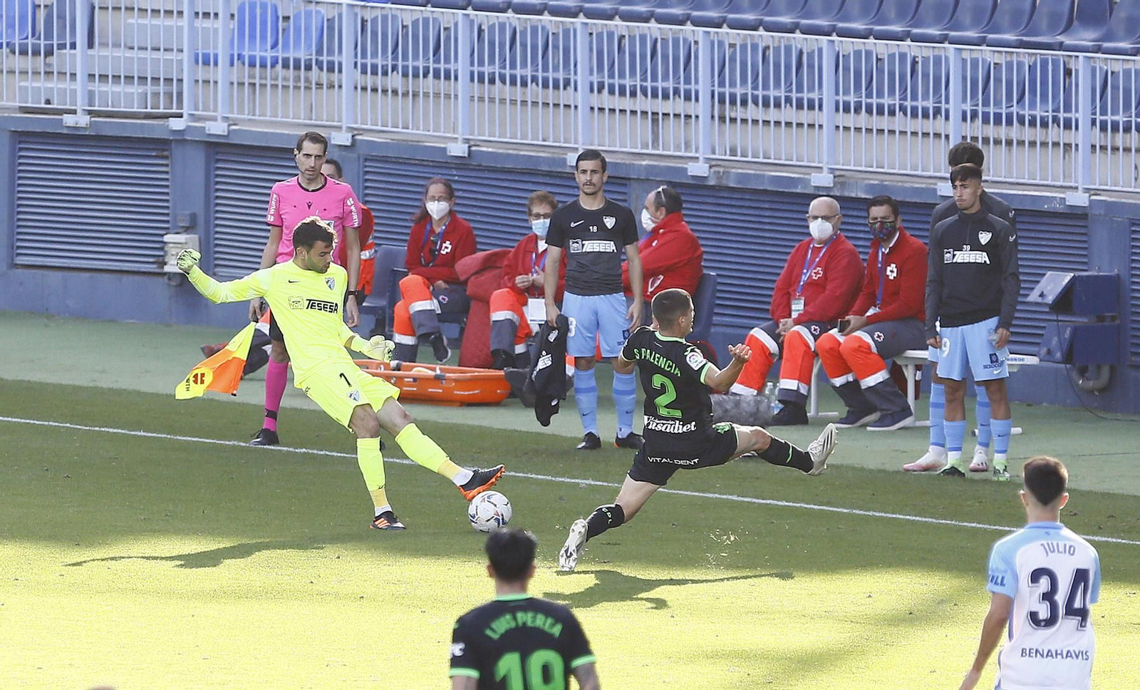 Las fotos del Málaga - Leganés