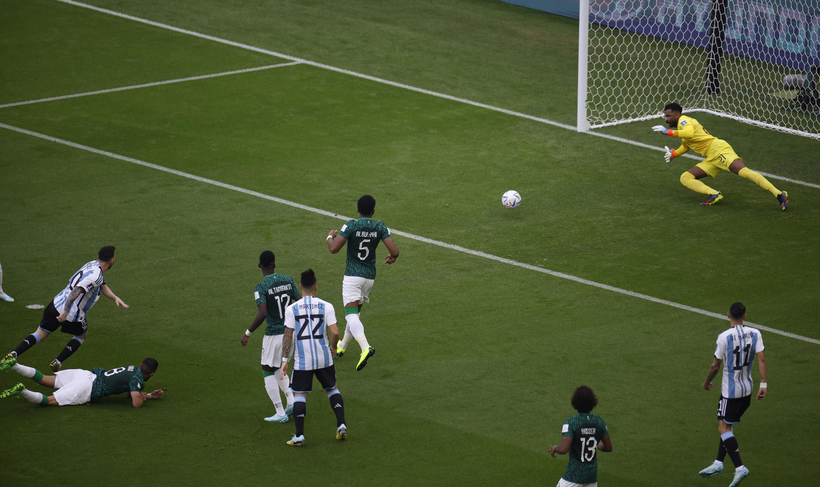 Las imágenes del Artentina - Arabia Saudí en el Mundial de Qatar