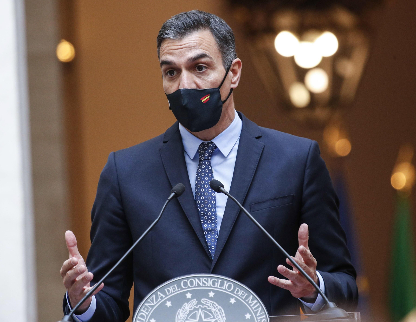 Pedro Sánchez, este martes en Roma.